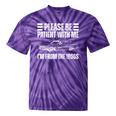 Please Be Patient With Me I'm From The 1900s Humorous Saying Tie-Dye T-Shirts Purple Tie-Dye