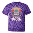 Please Be Patient I'm From The 1900s Retro Computer Geek PC Tie-Dye T-Shirts Purple Tie-Dye