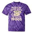 Please Be Patient With Me I'm From The 1900s Retro Humor Premium Tri-Blend Tie-Dye T-Shirts Purple Tie-Dye