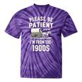 Please Be Patient I'm From The 1900s Retro Premium Tri-Blend Tie-Dye T-Shirts Purple Tie-Dye