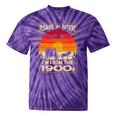 Please Be Patient I'm From The 1900s Sunset Vintage Wagon Premium Tie-Dye T-Shirts Purple Tie-Dye