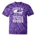 Please Be Patient I'm From The 1900s Vintage Humor 90s Kids Tie-Dye T-Shirts Purple Tie-Dye