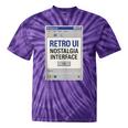 Retro Computer Dialog Box 90s Desktop Interface Nostalgia Tie-Dye T-Shirts Purple Tie-Dye