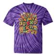 Retro Nostalgia Era Disco Groovy 80s 90s Vintage Aesthetic Tie-Dye T-Shirts Purple Tie-Dye