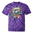 Retro Old Cassette Tape Cartoon With Walker Nostalgia Tie-Dye T-Shirts Purple Tie-Dye