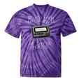 Retro Pager 90s Nostalgia Tie-Dye T-Shirts Purple Tie-Dye