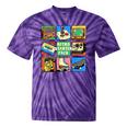 Retro Starter Pack 80s 90s Vintage Nostalgia Cassette Tape Tie-Dye T-Shirts Purple Tie-Dye