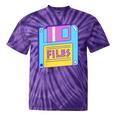 Retro TechnologyOld School Floppy Nostalgia 90s Generation Tie-Dye T-Shirts Purple Tie-Dye