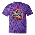 Retro Graphic Print With a Touch Of Nostalgia Tie-Dye T-Shirts Purple Tie-Dye Retro Graphic Print With a Touch Of Nostalgia Tie-Dye T-Shirts Purple Tie-Dye