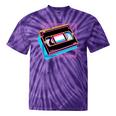 Retro VHS Vaporwave Video Cassette Nostalgia Geek Chic Tie-Dye T-Shirts Purple Tie-Dye