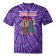 Running Together Always Connected Anime Nostalgia Message Tie-Dye T-Shirts Purple Tie-Dye
