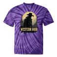 Spaghetti Western Cowboy Culture Classic Western Nostalgia Tie-Dye T-Shirts Purple Tie-Dye