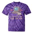 I Survived The Dial-Up Era Retro 90s Nostalgia Premium Tri-Blend Tie-Dye T-Shirts Purple Tie-Dye
