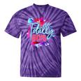 Totally 80's Colorful Retro 1980s Style Nostalgia Vibe Tie-Dye T-Shirts Purple Tie-Dye