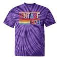 Vintage 1970 Birthday Retro Style 70's Born Nostalgia Party Premium Tri-Blend Tie-Dye T-Shirts Purple Tie-Dye