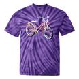Vintage Bicycle With Playing Cards Nostalgia Premium Tri-Blend Tie-Dye T-Shirts Purple Tie-Dye