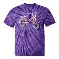 Vintage Bicycle With Playing Cards Nostalgia Tie-Dye T-Shirts Purple Tie-Dye