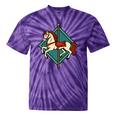 Vintage Carousel Horse Merry Go Round Nostalgia Art Premium Tie-Dye T-Shirts Purple Tie-Dye
