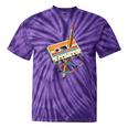Vintage Cassette Tape And Pencil Nostalgia Party 70s 80s 90s Tie-Dye T-Shirts Purple Tie-Dye