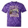 Vintage Please Be Patient With Me I'm From The 1900s Train Tie-Dye T-Shirts Purple Tie-Dye