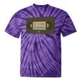 Vintage VHS Tape Humor Retro Nostalgia Graphic Premium Tie-Dye T-Shirts Purple Tie-Dye