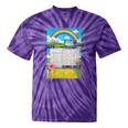 Women's Frutiger Aero Aesthetic Rainbow Glitch Art Tie-Dye T-Shirts Purple Tie-Dye