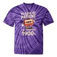Women's Please Be Patient I'm From The 1900s Vintage Men Women Tie-Dye T-Shirts Purple Tie-Dye