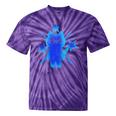 Yk2 Grunge Earthy Blue Cat With Stars Tomboy 90s Nostalgia Tie-Dye T-Shirts Purple Tie-Dye