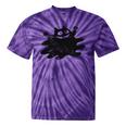 Yk2 Grunge Scary Cat With Tail Tomboy 90s Nostalgia Indie Premium Tri-Blend Tie-Dye T-Shirts Purple Tie-Dye