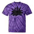 Yk2 Grunge Scary Cat With Tail Tomboy 90s Nostalgia Indie Tie-Dye T-Shirts Purple Tie-Dye