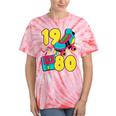 1980 Retro Raised In The 80s Old School Nostalgia Vibes Tie-Dye T-Shirts Coral Tie-Dye