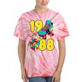 1988 Retro Raised In The 80s Old School Nostalgia Vibes Tie-Dye T-Shirts Coral Tie-Dye