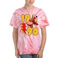 1990 Retro Roller Skate Vintage 90s Nostalgia Collector Tie-Dye T-Shirts Coral Tie-Dye