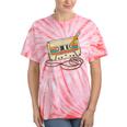 80s 90s Retro Party Costume Nostalgia Cassette Tape Pencil Tie-Dye T-Shirts Coral Tie-Dye