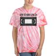 80s VHS Video Cassette Nostalgia Tie-Dye T-Shirts Coral Tie-Dye