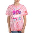 90's Party 90s Nostalgia Retro Rave Dance Music Tie-Dye T-Shirts Coral Tie-Dye