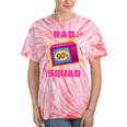 90s Rad Squad Retro Television 90s Aesthetic Nostalgia Tie-Dye T-Shirts Coral Tie-Dye