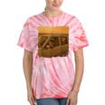 90s Roadtrip Animals Photo Cat Sloth Dog Retro Nostalgia Tie-Dye T-Shirts Coral Tie-Dye