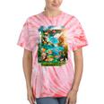 Aqua In The Skies Frutiger Aero Tie-Dye T-Shirts Coral Tie-Dye