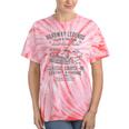 Automotive Nostalgia Classic Car Cruise-In Distressed Premium Tri-Blend Tie-Dye T-Shirts Coral Tie-Dye
