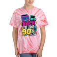 Back To The 90s Nostalgia Cassette Game Console Boombox Tie-Dye T-Shirts Coral Tie-Dye
