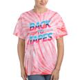 Back To Tapes Retro Cassette Mixtape 80s Nostalgia Tie-Dye T-Shirts Coral Tie-Dye