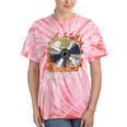 Buffering Glitched CD On Fire 2000s Nostalgia Tie-Dye T-Shirts Coral Tie-Dye