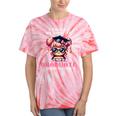 Classic I'm From The 1900s Retro Games Graduating Girl Premium Tie-Dye T-Shirts Coral Tie-Dye