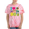 Dad I Love The 80's Retro 80s Nostalgia For Dad Tie-Dye T-Shirts Coral Tie-Dye Dad I Love The 80's Retro 80s Nostalgia For Dad Tie-Dye T-Shirts Coral Tie-Dye
