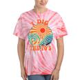 I Dig The 70s Aesthetic Nostalgia 1970's Retro 70s Party Tie-Dye T-Shirts Coral Tie-Dye