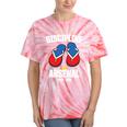 Discipline Arsenal Pinoy Nostalgia Filipino Tsinelas Premium Tri-Blend Tie-Dye T-Shirts Coral Tie-Dye