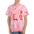 Elder Emo Retro Punk Typography Nostalgia Tie-Dye T-Shirts Coral Tie-Dye