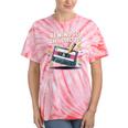 Elder Millennials Embracing 90s Rewind Nostalgia Vibes Tie-Dye T-Shirts Coral Tie-Dye