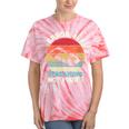 Error 404 Streaming Not Found Nostalgia VHS Retro Tape Tie-Dye T-Shirts Coral Tie-Dye